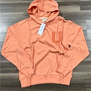 NWT ugg fuzzy logo hoodie sweatshirt medium